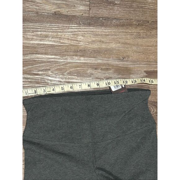 Yummie Tummie gray black cotton wow leggings shape wear 2pk L - Picture 9 of 10